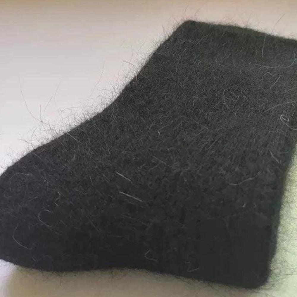 Dicke Wintersocken - klassisches, einfarbiges Muster für kaltes Wetter