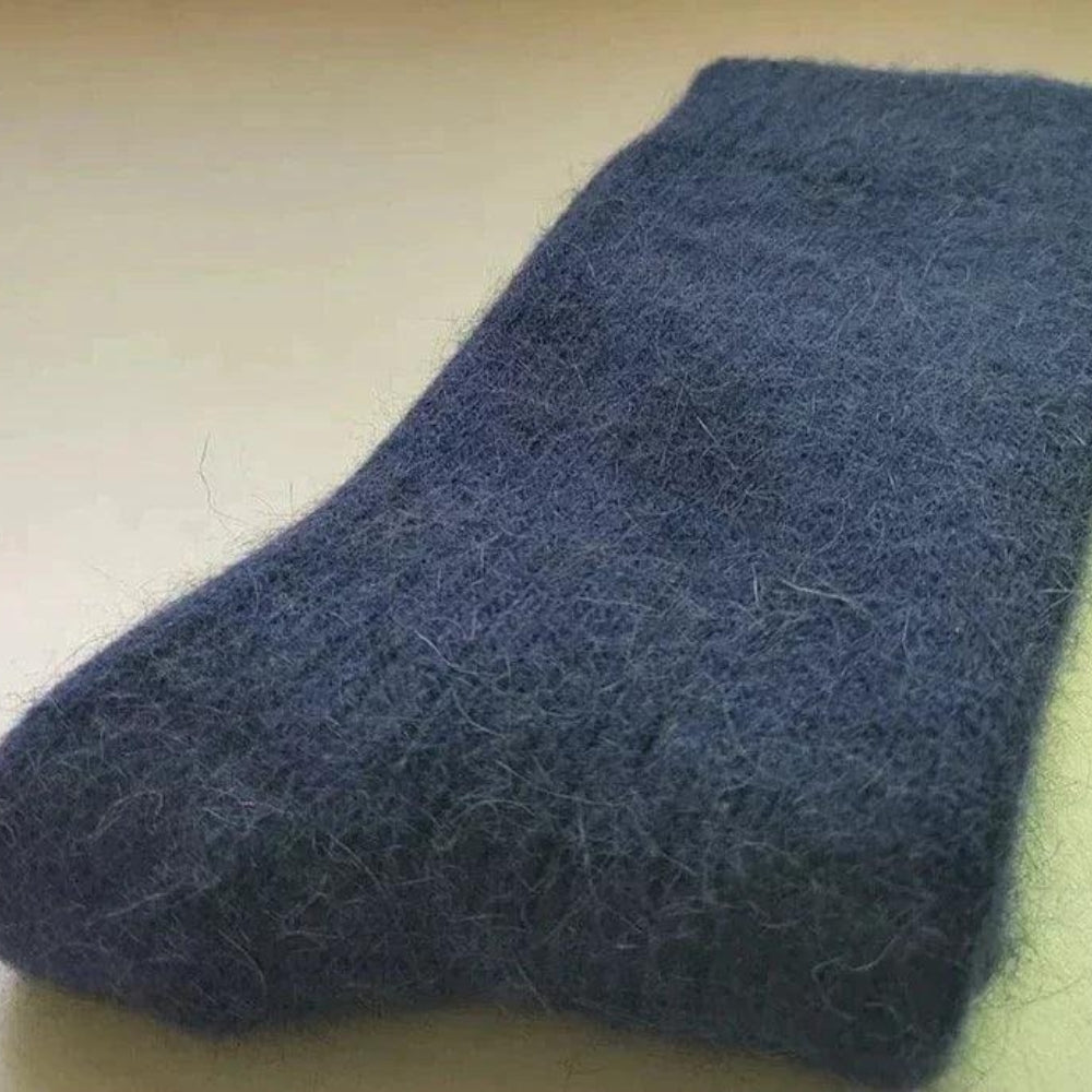 Dicke Wintersocken - klassisches, einfarbiges Muster für kaltes Wetter