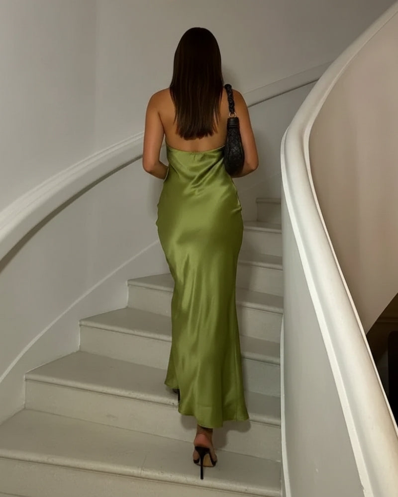 Elegantes Abendkleid mit offenem Rücken | Maxi
