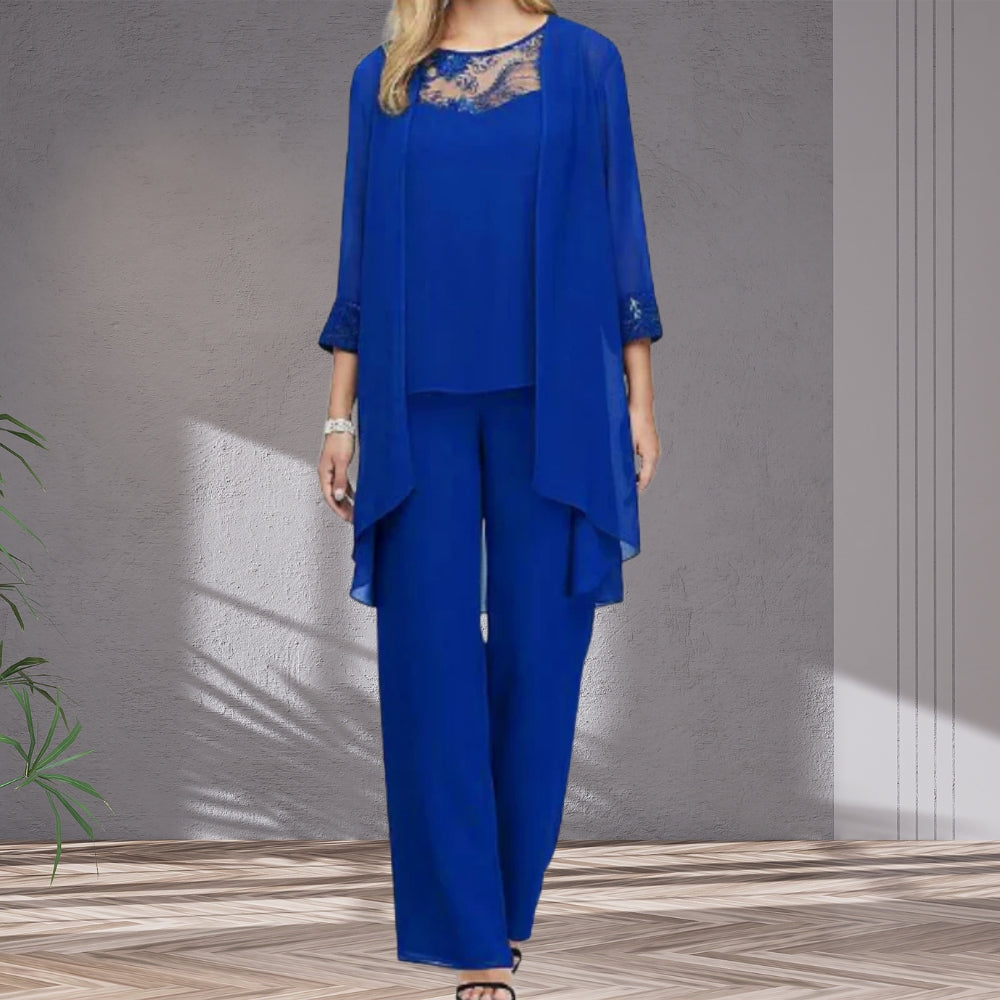 Elegantes Damen-Set - Formelle dreiteilige Kombination