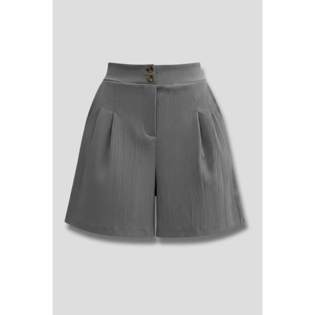 Emmi | Damen Shorts Mit Hoher Taille Und Weitem Bein