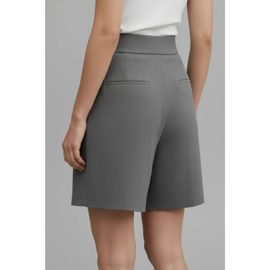 Emmi | Damen Shorts Mit Hoher Taille Und Weitem Bein