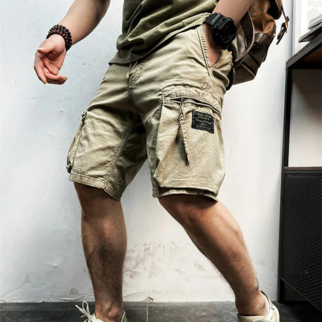 Fabian | Herren Cargo Shorts Mit Kordelzug Und Taschen Für Sommer