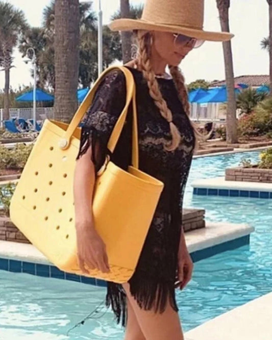 Familien-Strandtasche - Aufrechte Stehtasche mit Belüftungslöchern