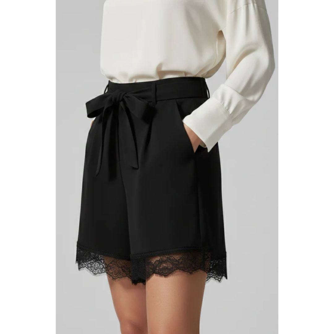 Fenna | Damen Shorts Mit Bund Zum Binden Für Alltag