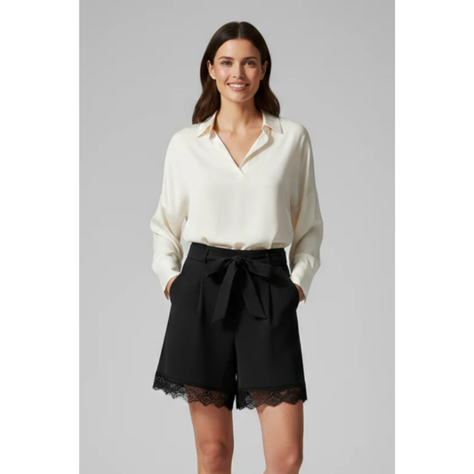 Fenna | Damen Shorts Mit Bund Zum Binden Für Alltag
