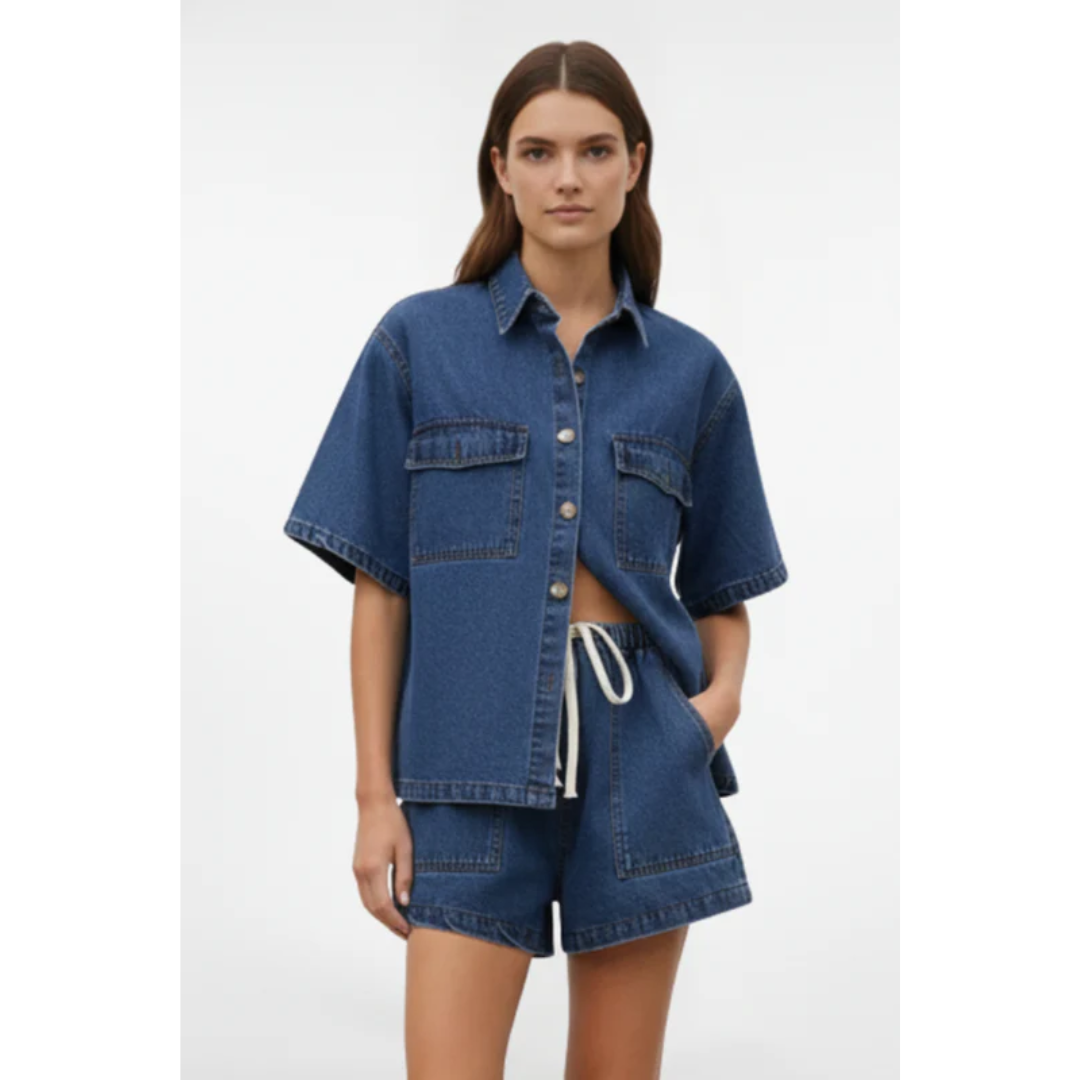 Finja | Damen Zweiteiler Mit Shorts Und Shirt Für Freizeit