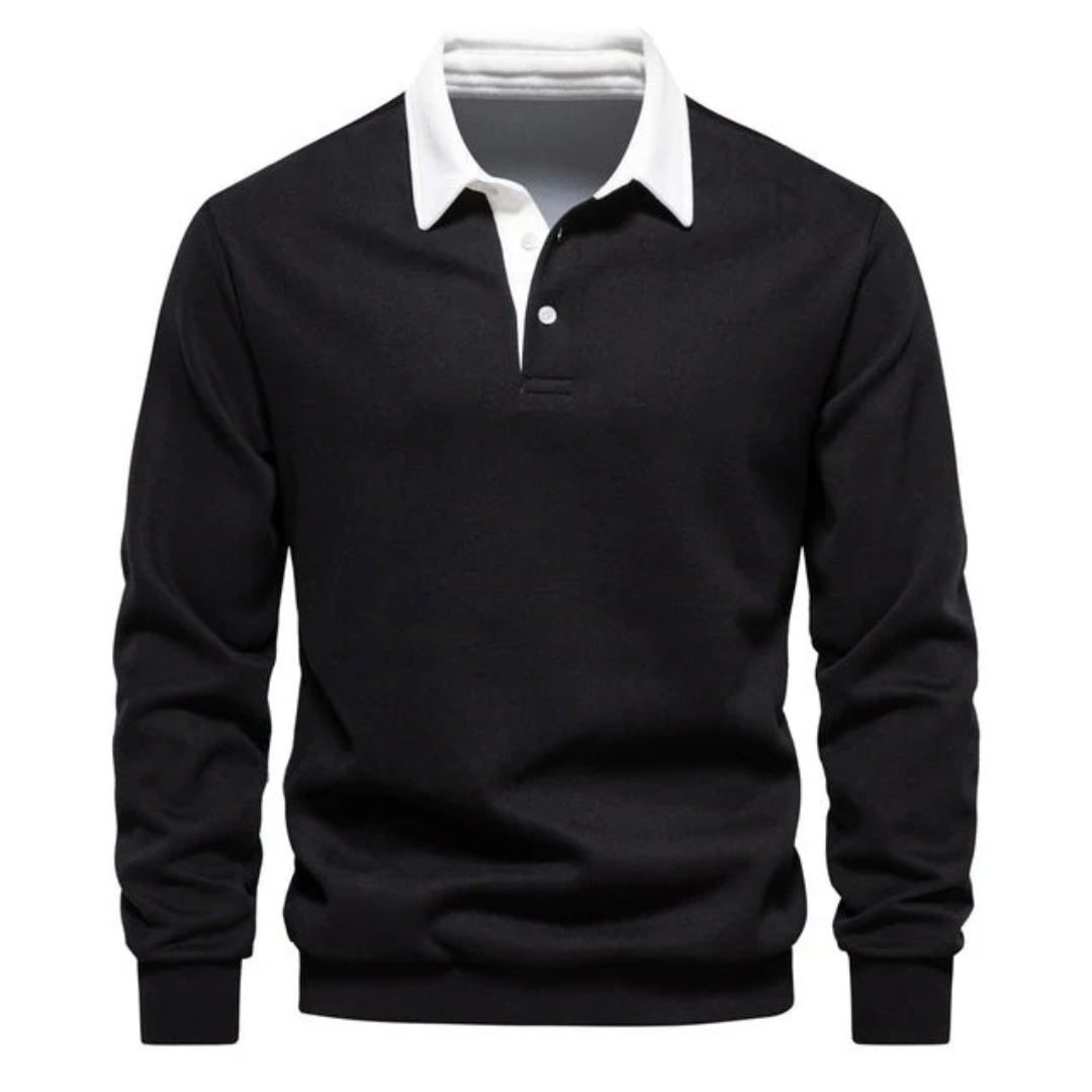 Finn | Herren Langarm Poloshirt