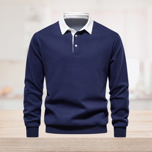 Finn | Herren Langarm Poloshirt