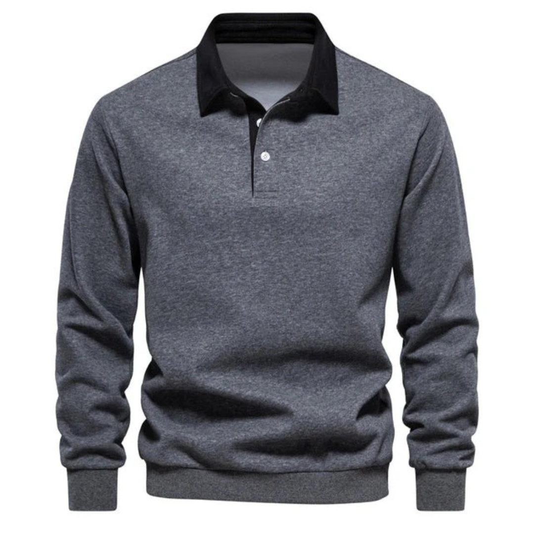 Finn | Herren Langarm Poloshirt
