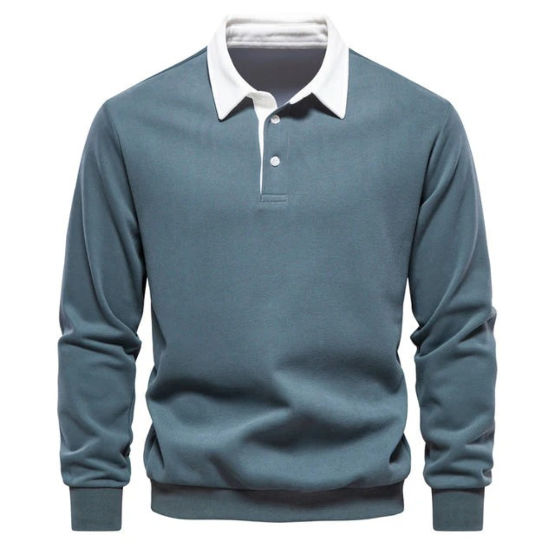 Finn | Herren Langarm Poloshirt