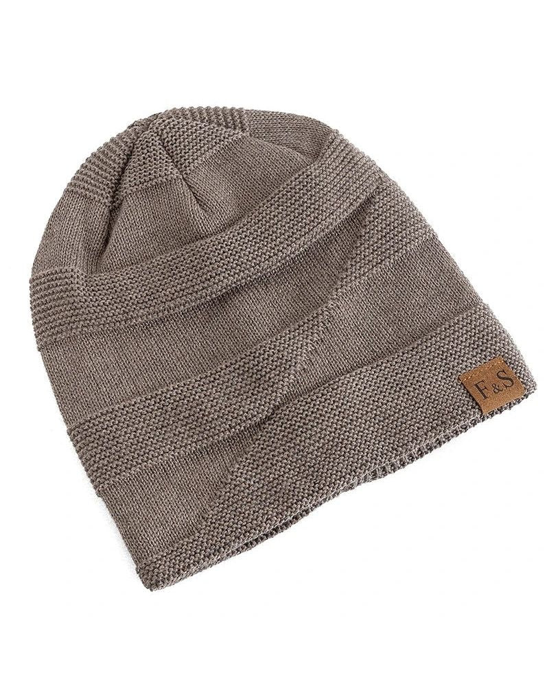 Fleece gefütterte Beanie – weiche Wintermütze für Damen