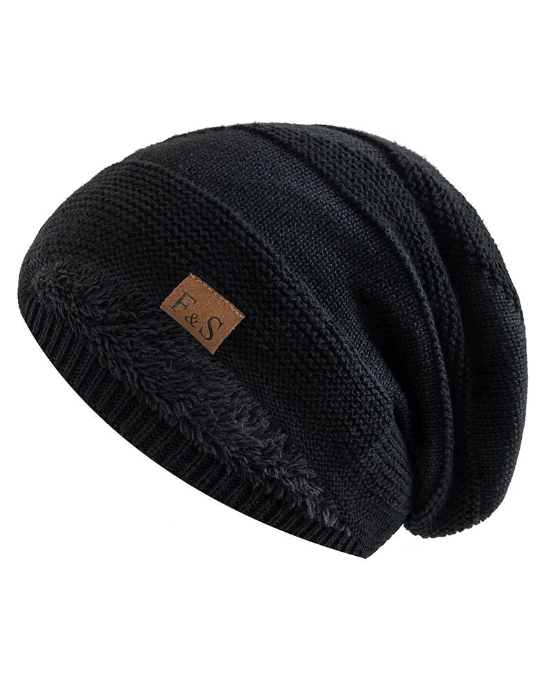 Fleece gefütterte Beanie – weiche Wintermütze für Damen