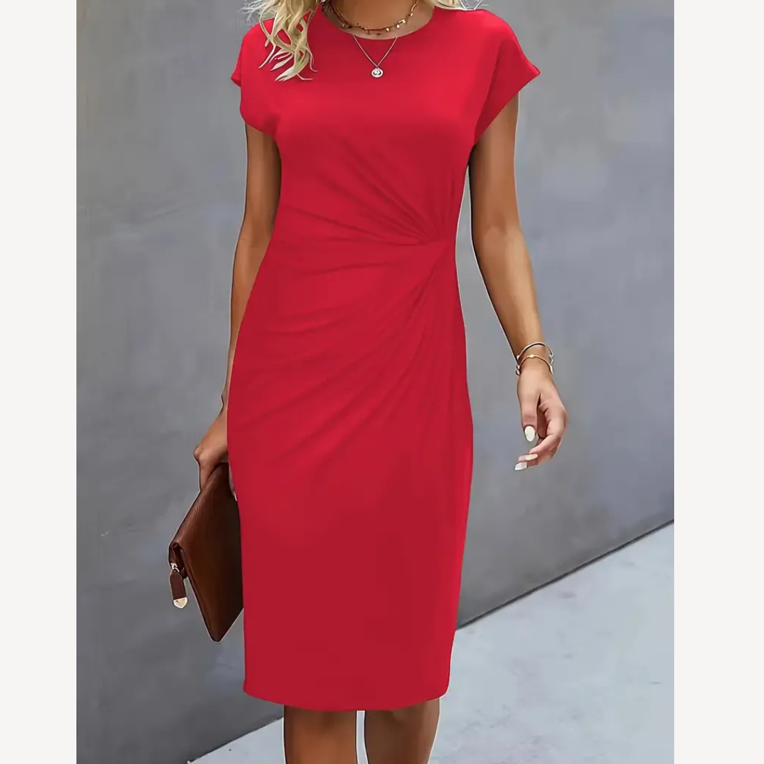 Formelle Abendkleid – Zeitloses Midikleid für Damen