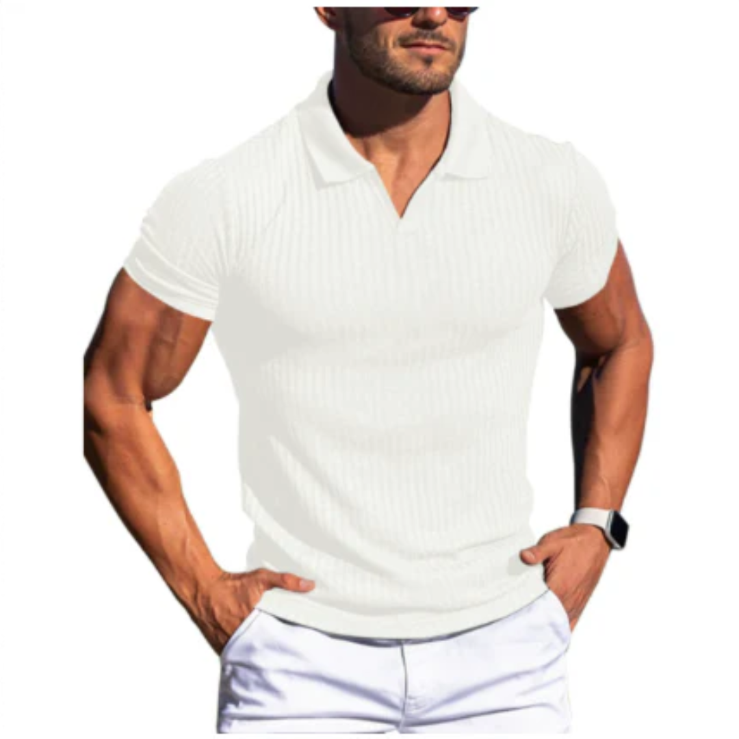 Fynn | Herren Poloshirt Mit Struktur Für Alltag