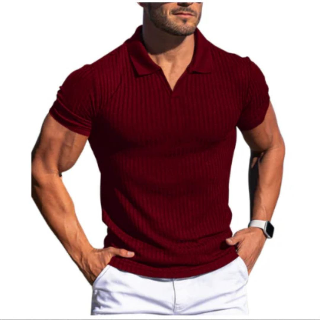 Fynn | Herren Poloshirt Mit Struktur Für Alltag
