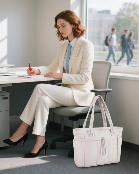 Gepolsterte Puffer-Tasche – Schultertasche für Reise, Arbeit & Fitness
