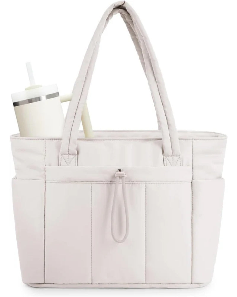 Gepolsterte Puffer-Tasche – Schultertasche für Reise, Arbeit & Fitness