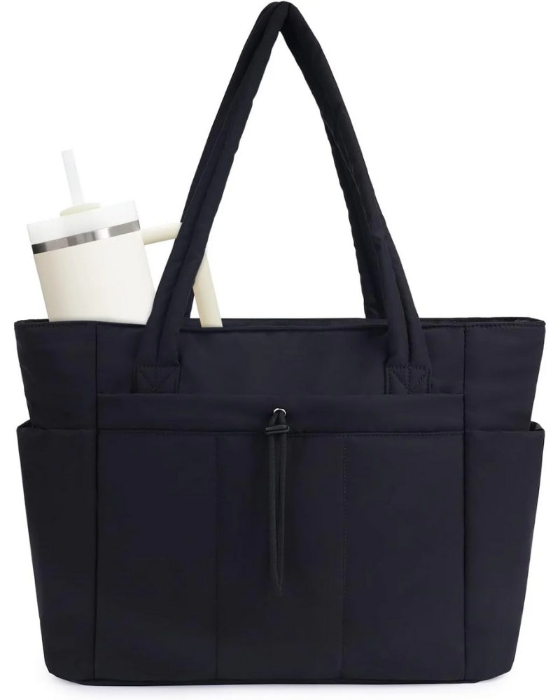 Gepolsterte Puffer-Tasche – Schultertasche für Reise, Arbeit & Fitness