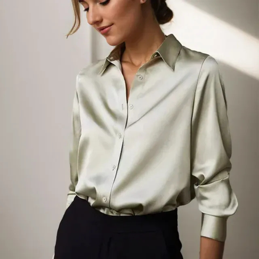 Gerda | Damen Klassische Bluse