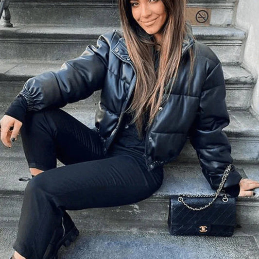 Gesteppte Puffer-Winterjacke – Bequemer Alltagsstil für Damen