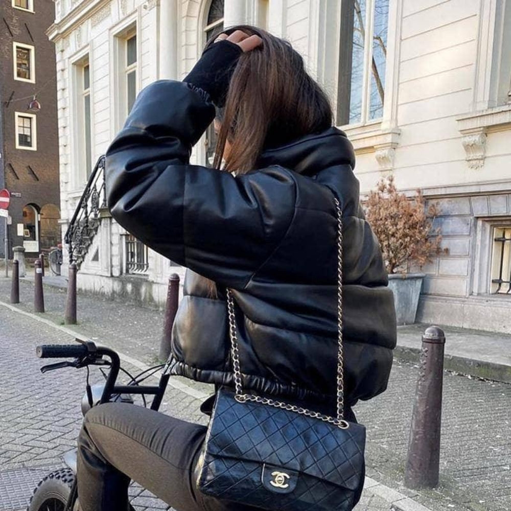 Gesteppte Puffer-Winterjacke – Bequemer Alltagsstil für Damen