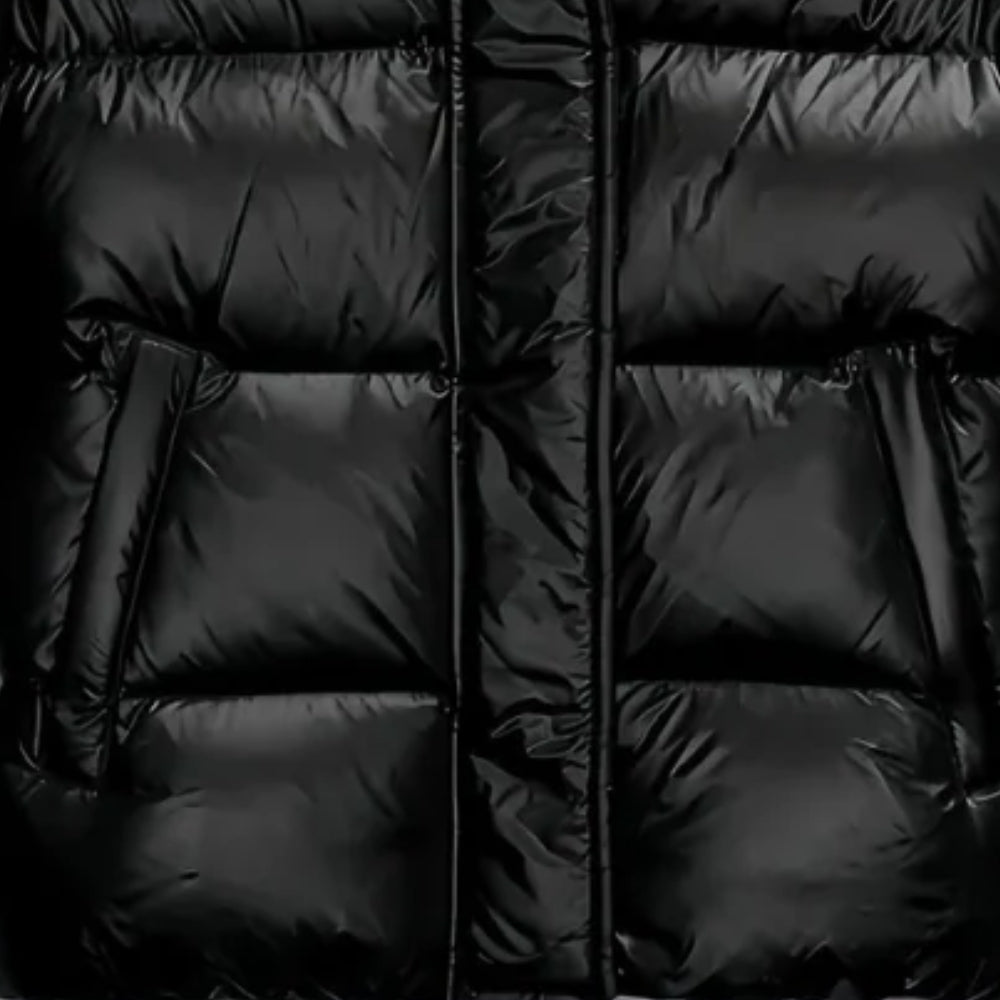 Glänzende Puffer-Winterjacke - Leichter, warmer Kälteschutzmantel für Frauen