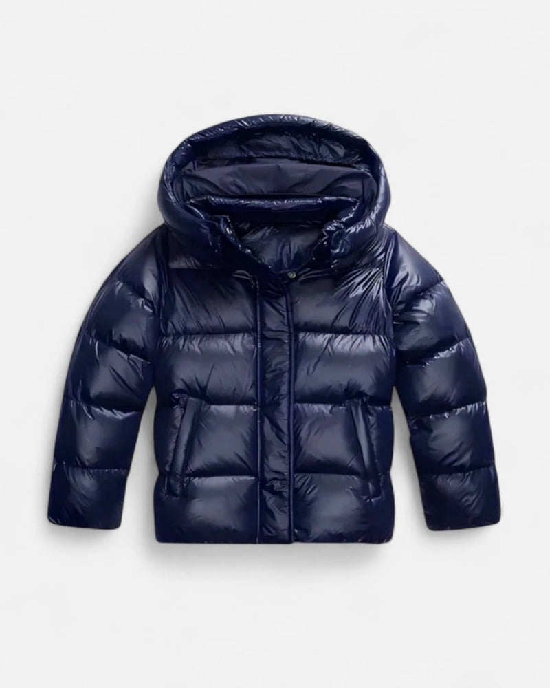 Glänzende Pufferjacke – Damen Winterjacke mit moderner Silhouette