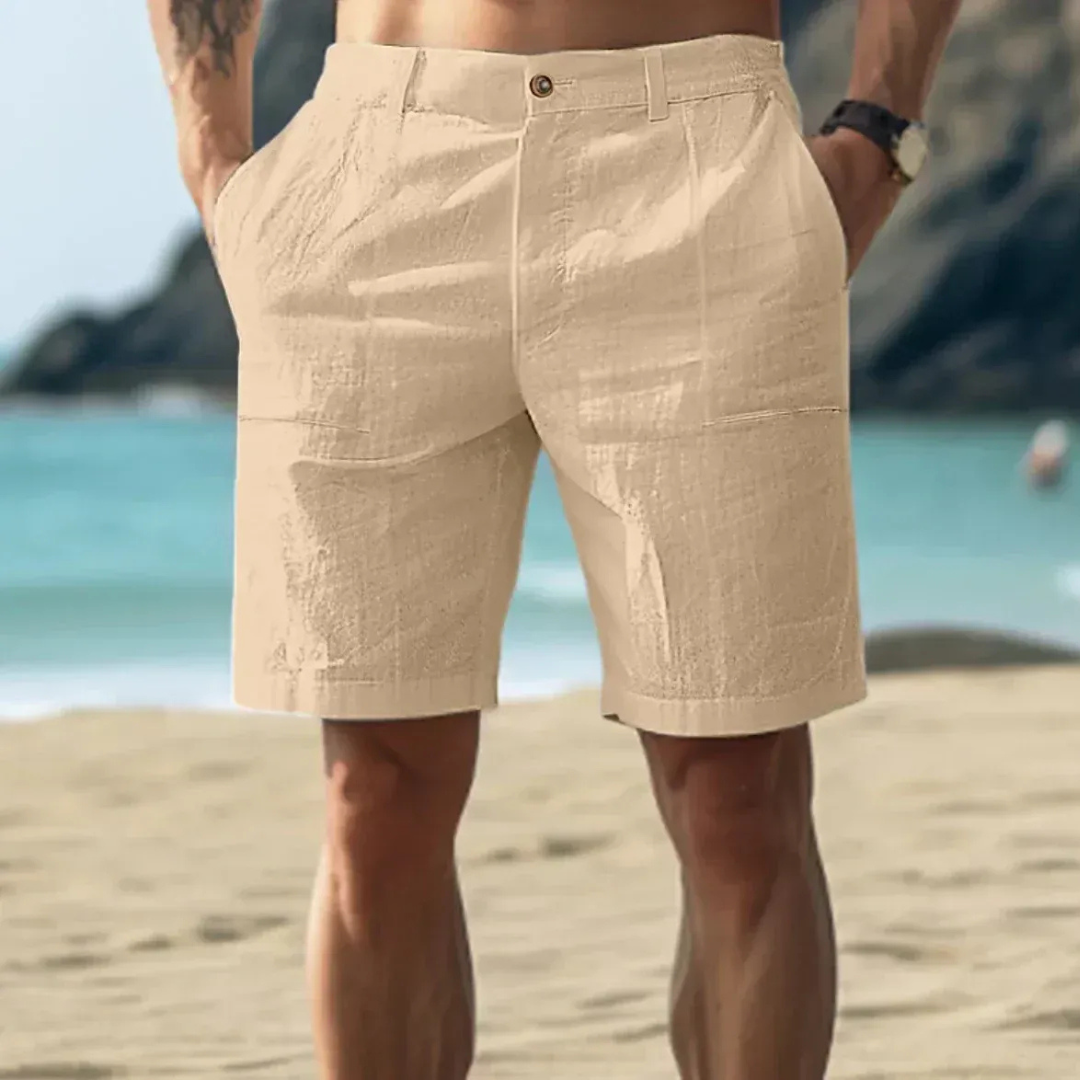 Günther | Herren Leinen Shorts Für Sommer