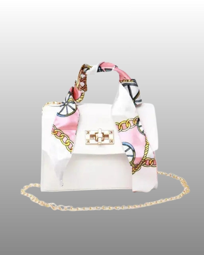 Handtasche für Damen – Kompakte Alltagstasche mit goldenem Verschluss