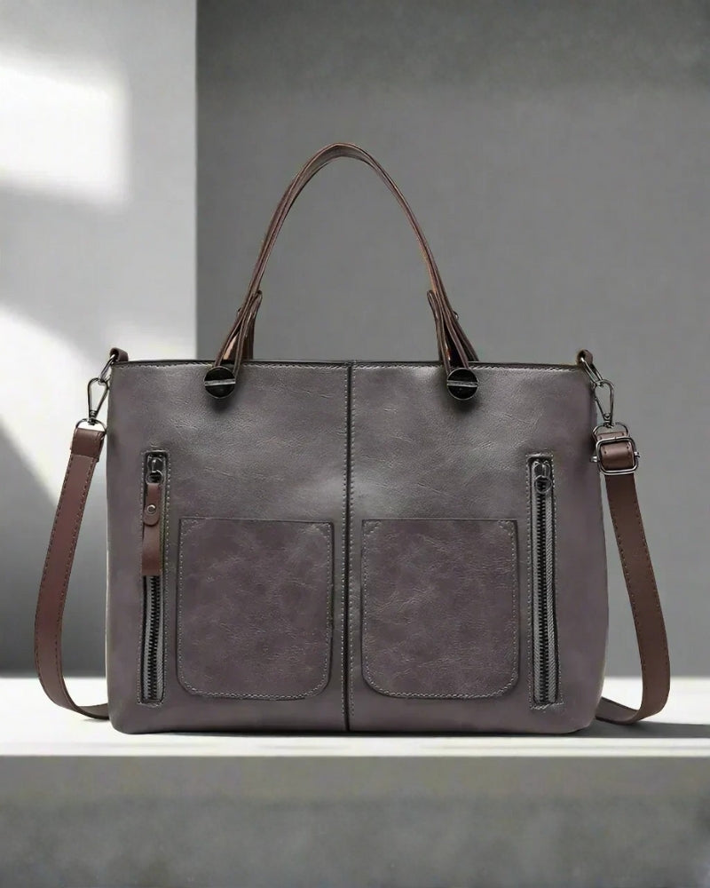 Handtasche – Multi-Pocket-Design mit abnehmbarem Riemen