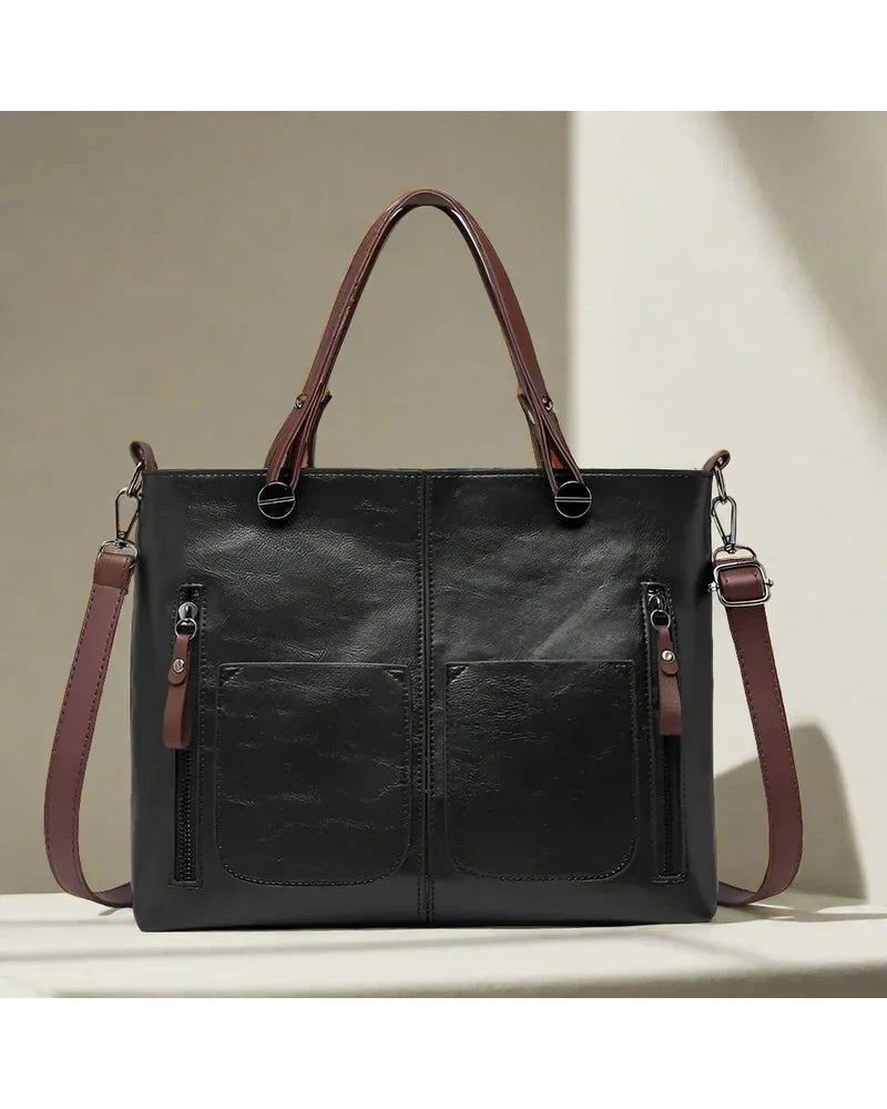 Handtasche – Multi-Pocket-Design mit abnehmbarem Riemen