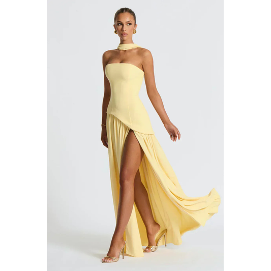 Hilde | Damen Maxi Kleid Für Hochzeitsgast Elegant Und Modern