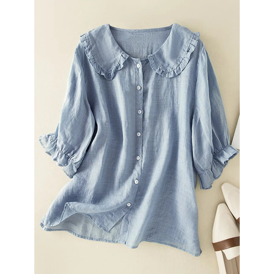 Hildegard | Damen Bluse Mit Rüschen