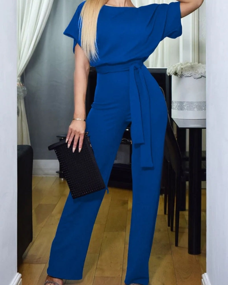 Hoch taillierter Overall für Damen – Bequeme Passform mit hohem Bund