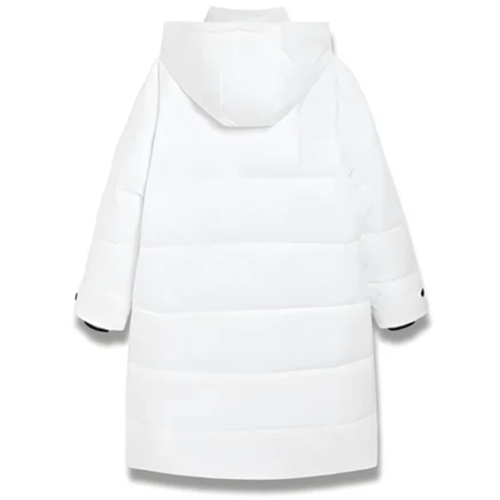 Isolierte Winterjacke - Warmer Damenmantel mit hohem Kragen