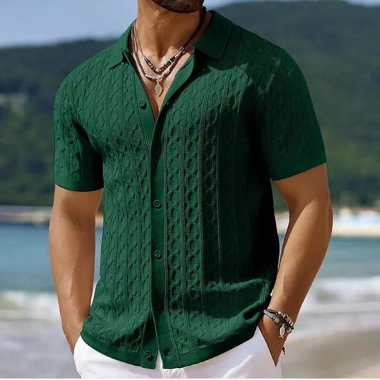 Jannik | Herren Poloshirt Mit Struktur Für Sommer