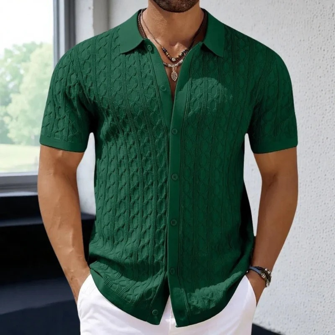 Jannik | Herren Poloshirt Mit Struktur Für Sommer