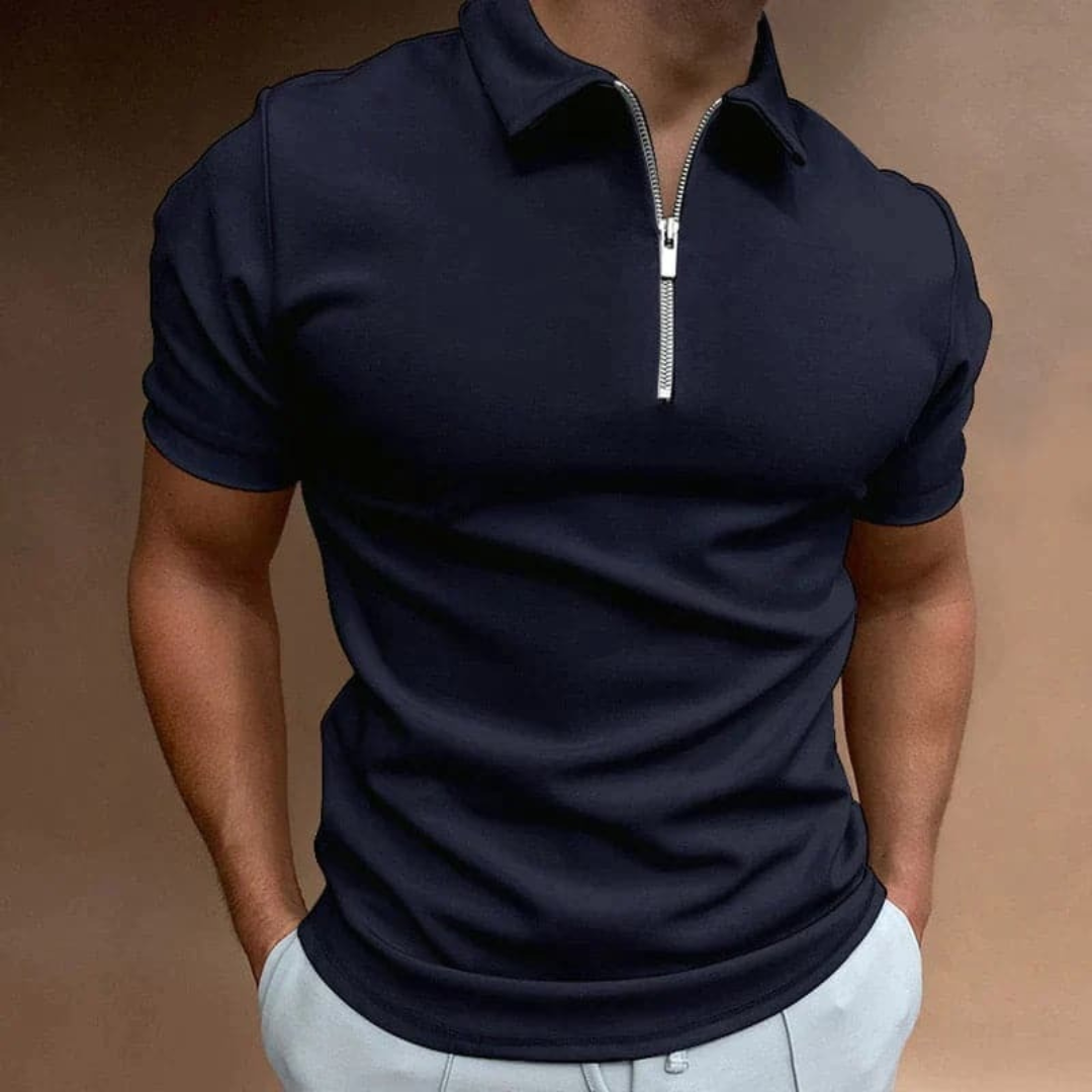 Jaro | Herren Poloshirt Reißverschluss Für Alltag