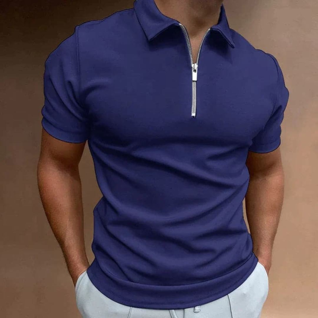 Jaro | Herren Poloshirt Reißverschluss Für Alltag