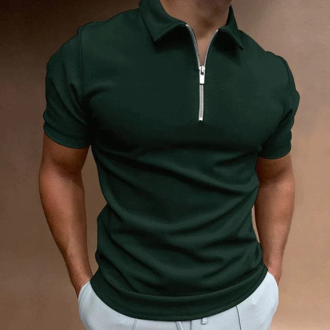 Jaro | Herren Poloshirt Reißverschluss Für Alltag