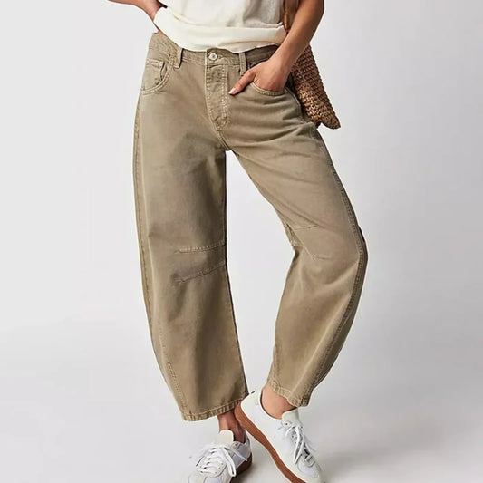 Jeans mit Hoher Taille und Weitem Bein – Vielseitige Damenhosen für jede Gelegenheit