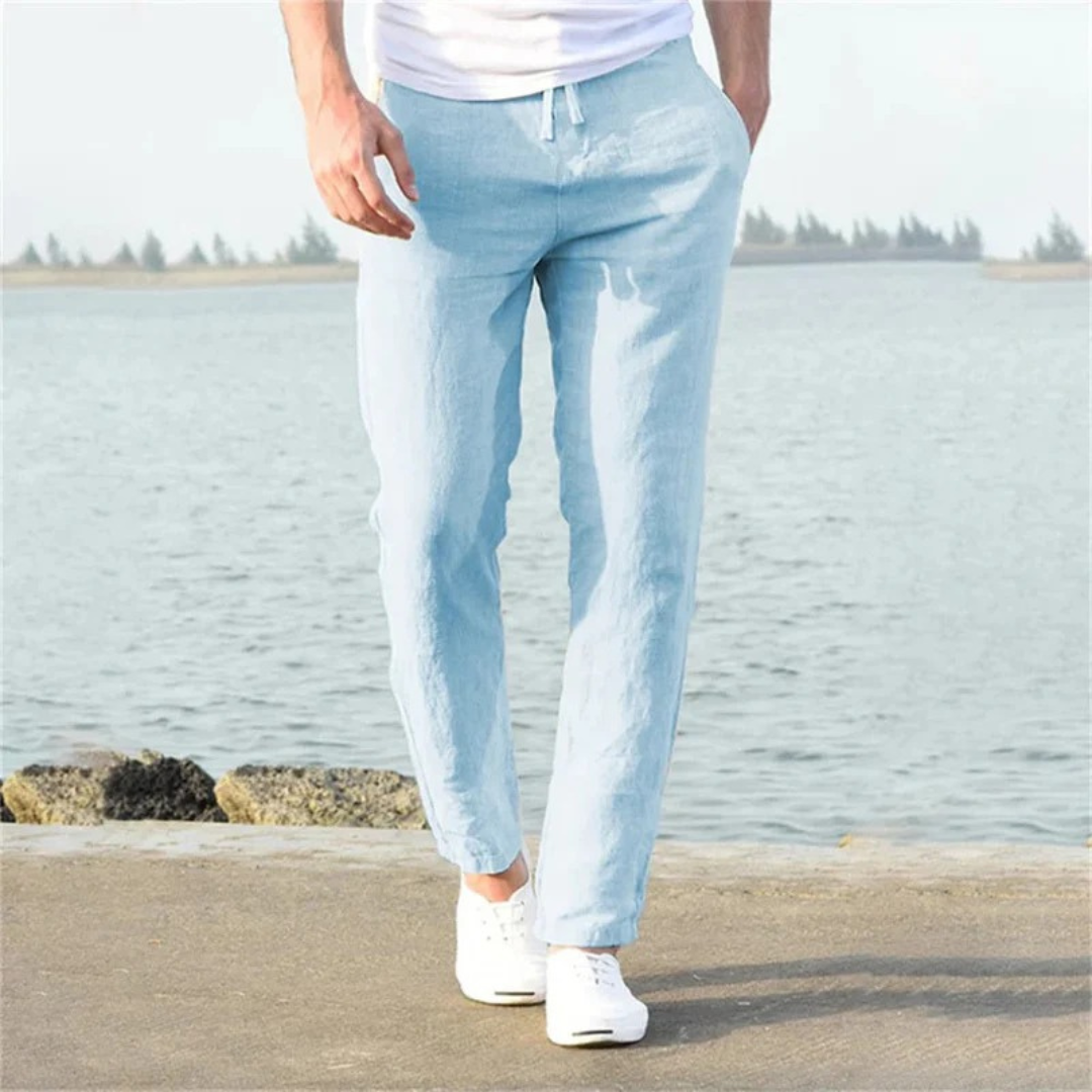 Jorg | Herren Leichte Leinenhose Für Sommer