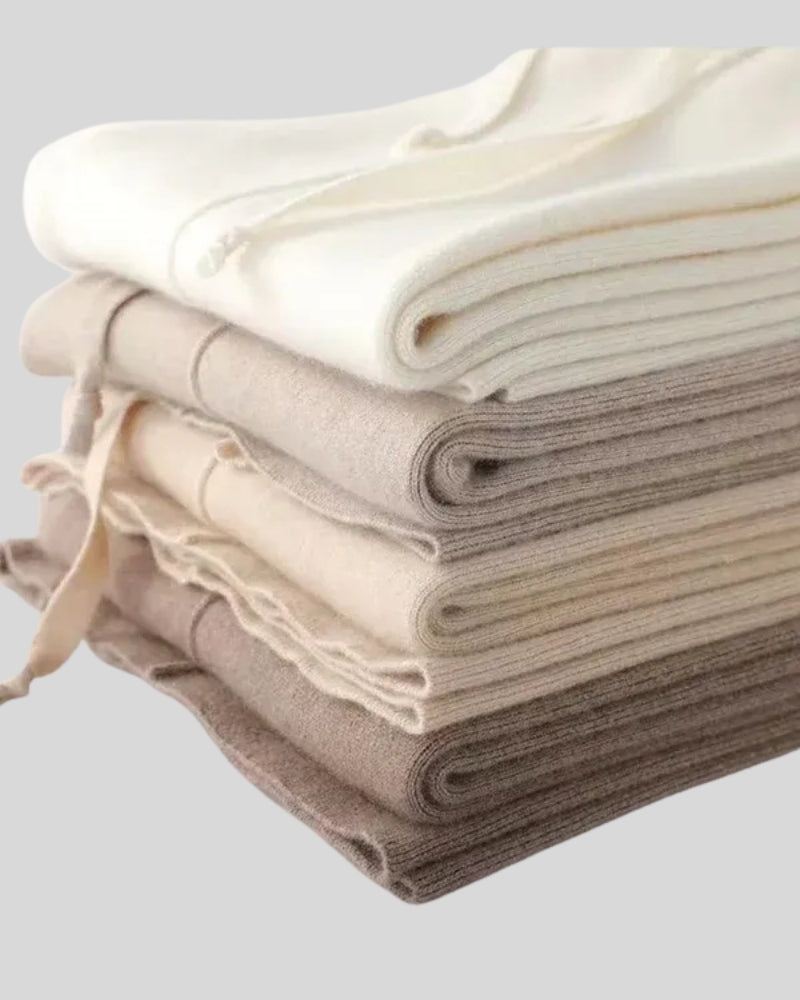 Kaschmirhose Damen – Weite Hose aus 100% Kaschmir für Herbst und Winter