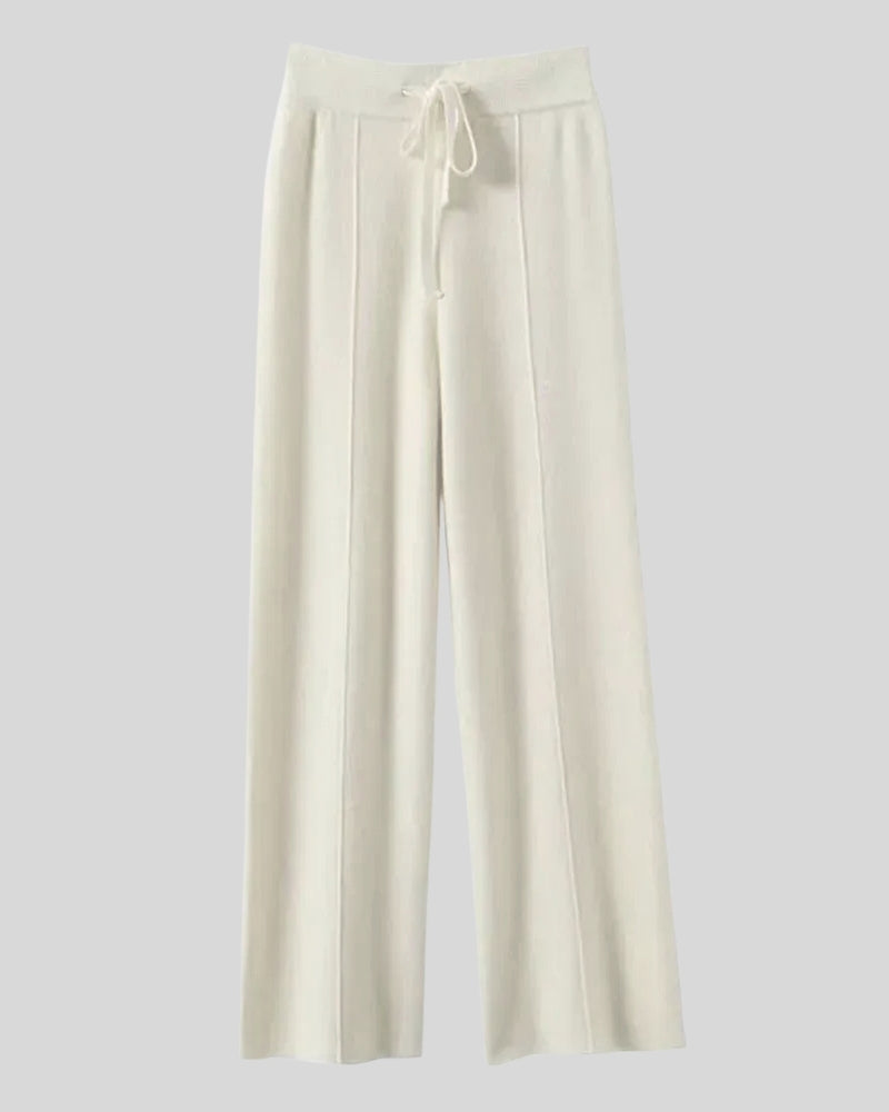 Kaschmirhose Damen – Weite Hose aus 100% Kaschmir für Herbst und Winter