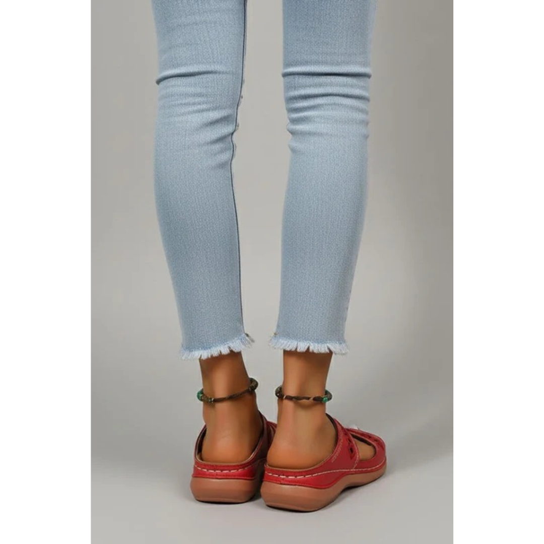 Kaya | Damen Sandalen Mit Doppelriemen Für Alltag