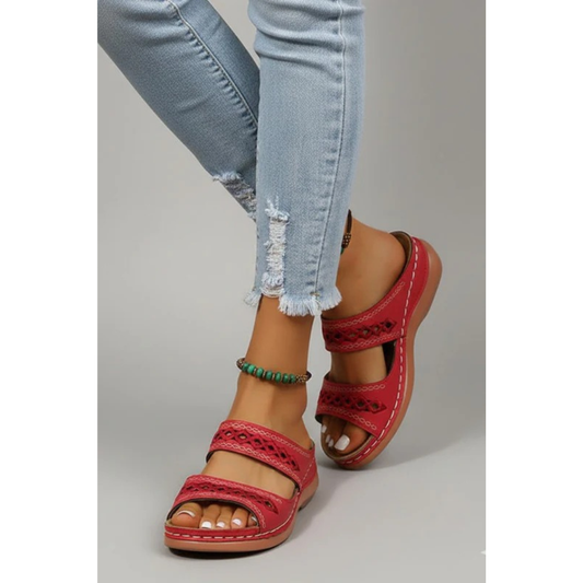 Kaya | Damen Sandalen Mit Doppelriemen Für Alltag