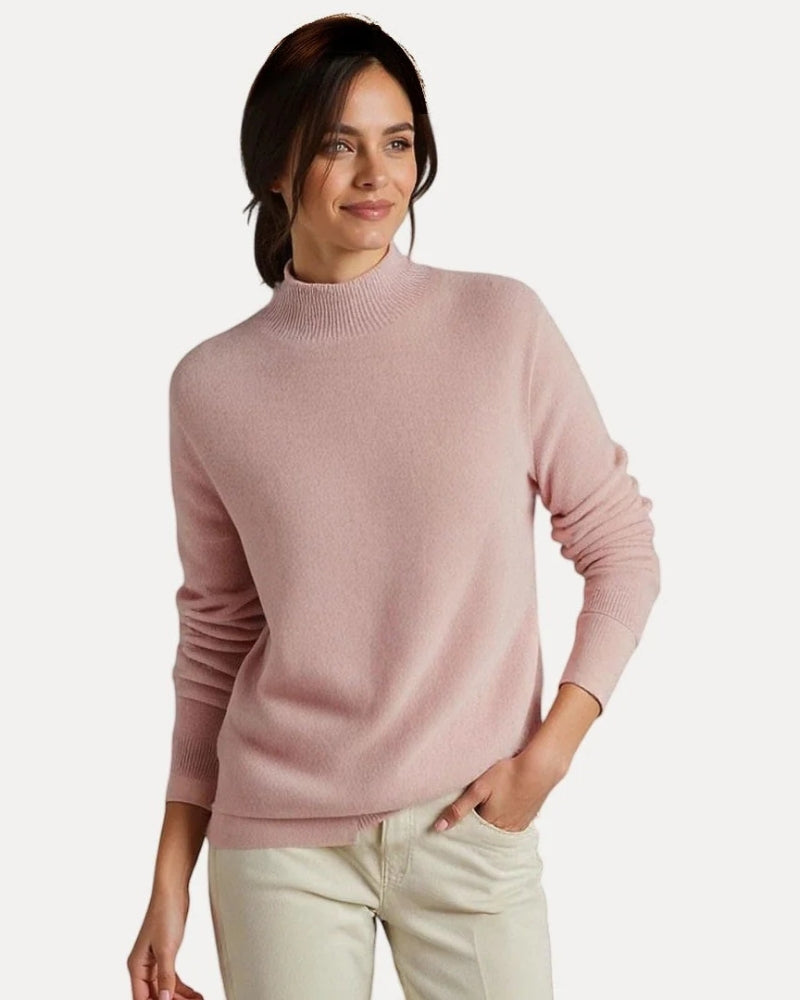 Klassischer Damenpullover - Langärmliges Strickoberteil