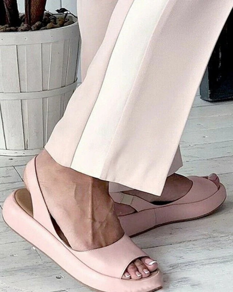 Komfortabel Damen Sandalen mit geformtem Fußbett | Offene Zehenpartie