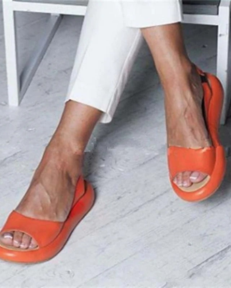 Komfortabel Damen Sandalen mit geformtem Fußbett | Offene Zehenpartie